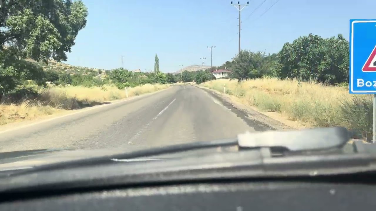 Gölbaşı Harmanlı köyü yolu