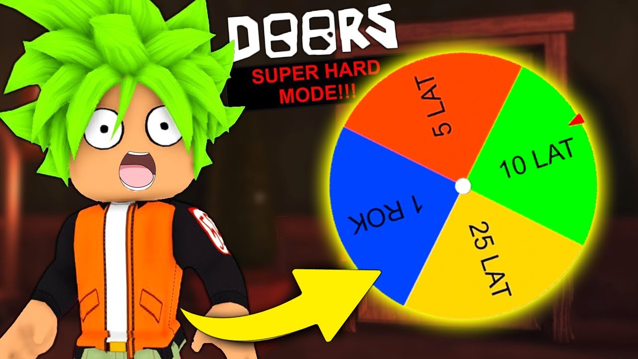 KOŁO FORTUNY DECYDUJE o PRZETRWANIU w DOORS SUPER HARD MODE | Roblox