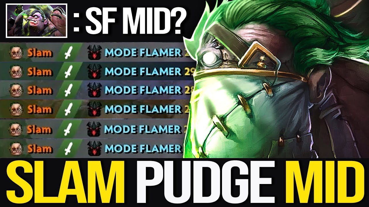 DIVINE Pudge Vs Immortal Shadow Fiend Mid! Slam Pudge | Pudge Official