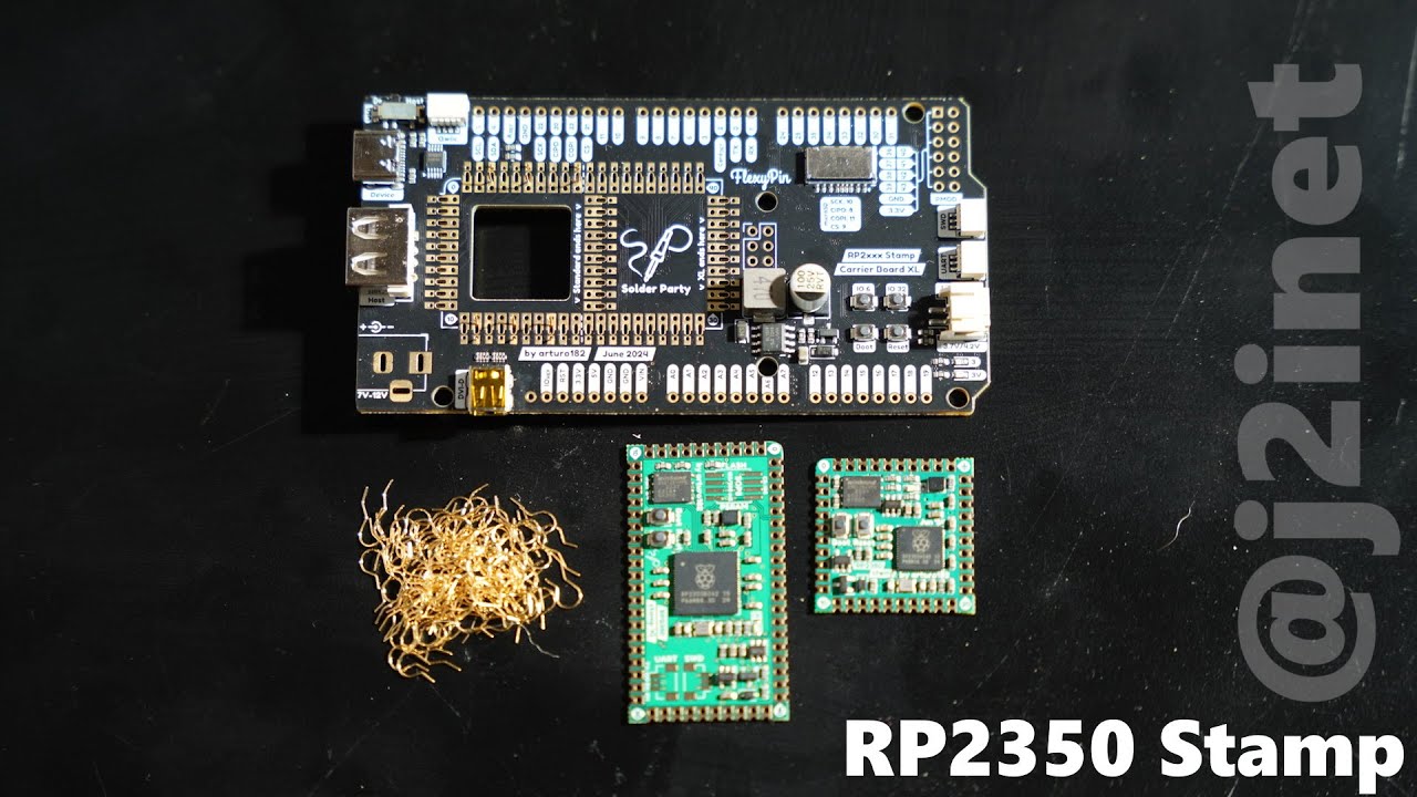 Opening RP2350 Stamps (Pi Pico variants) | j2i.net