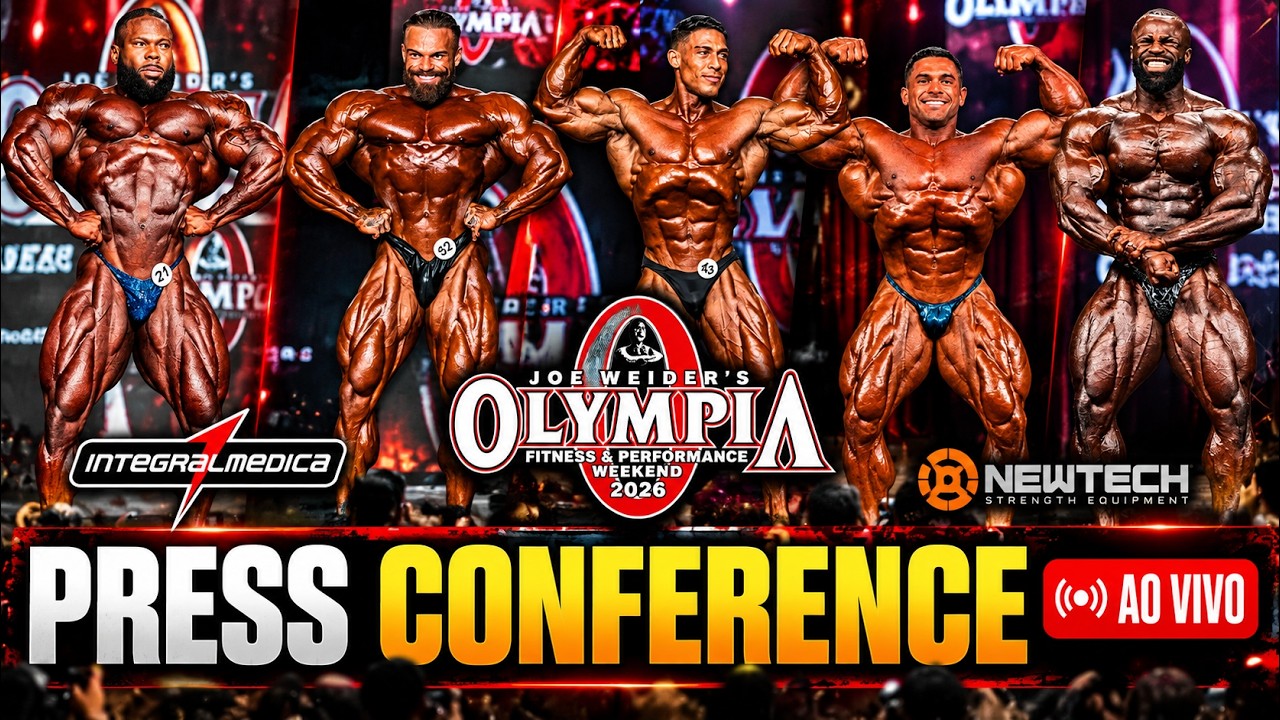 🔴 MR. OLYMPIA 2026 AO VIVO COM IMAGENS | PRESS CONFERENCE COMPLETA!