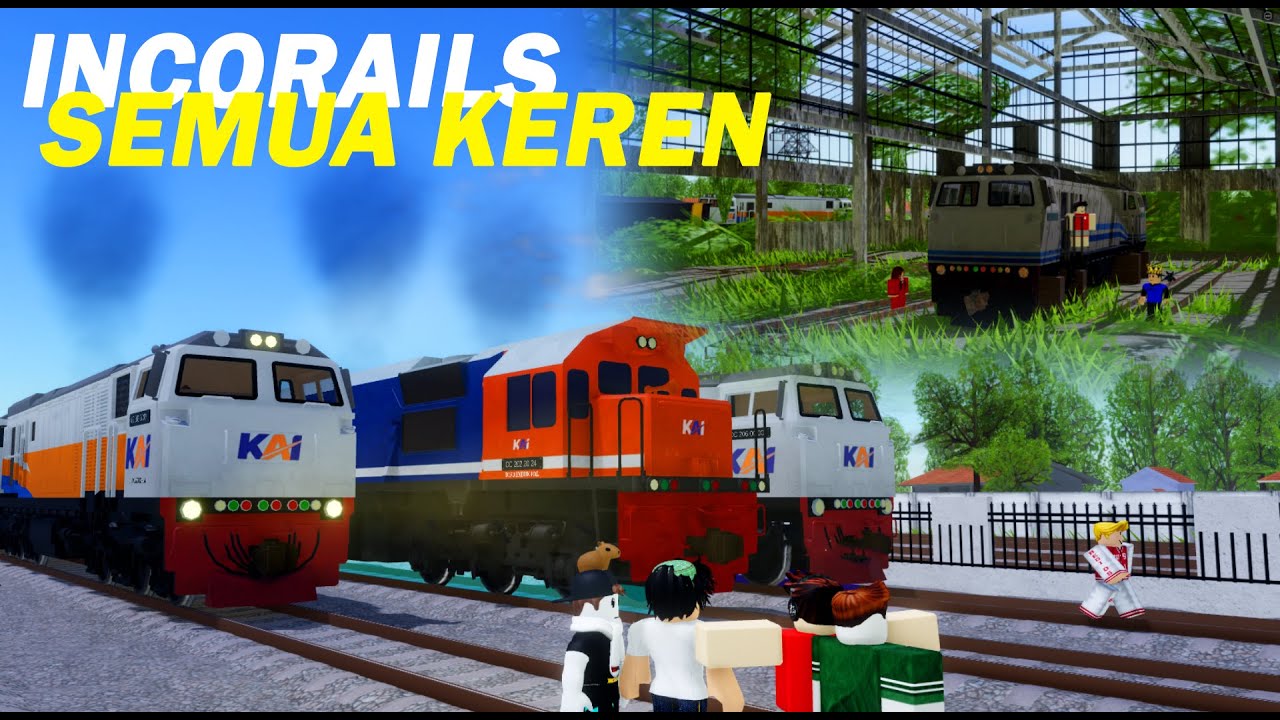 INCORAILS | Ayo Main Kereta Api Di Roblox #1