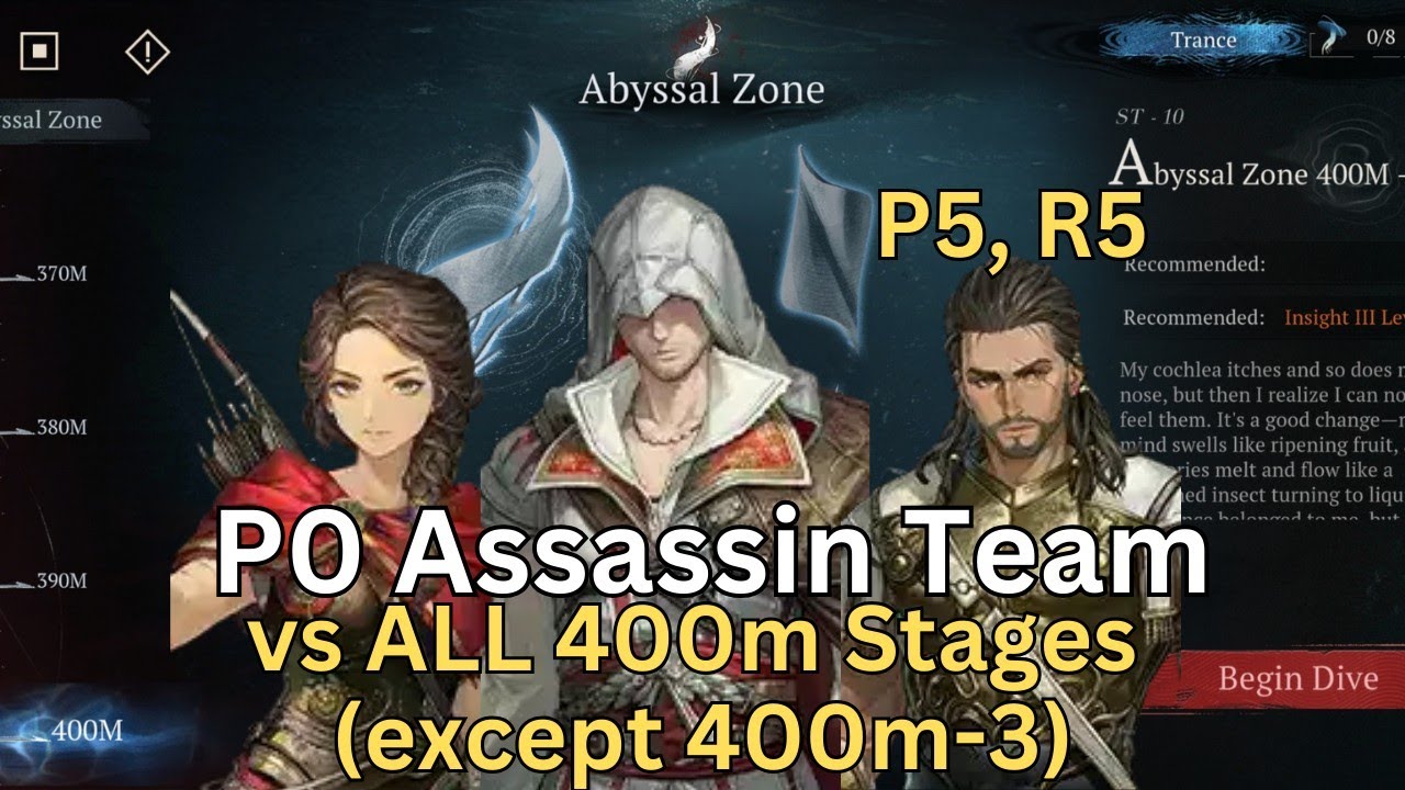 P0 Assassin Team clear 400m - 1/2/4 - Reverse 1999