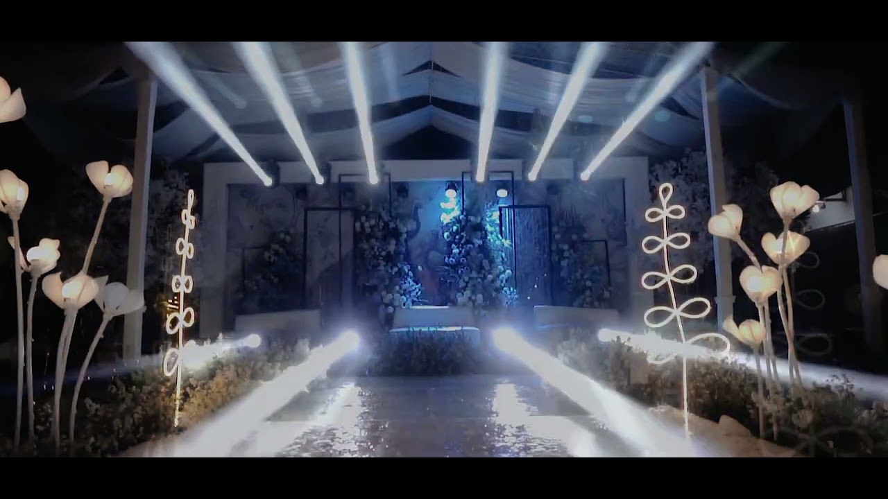 lighting show wedding Garut