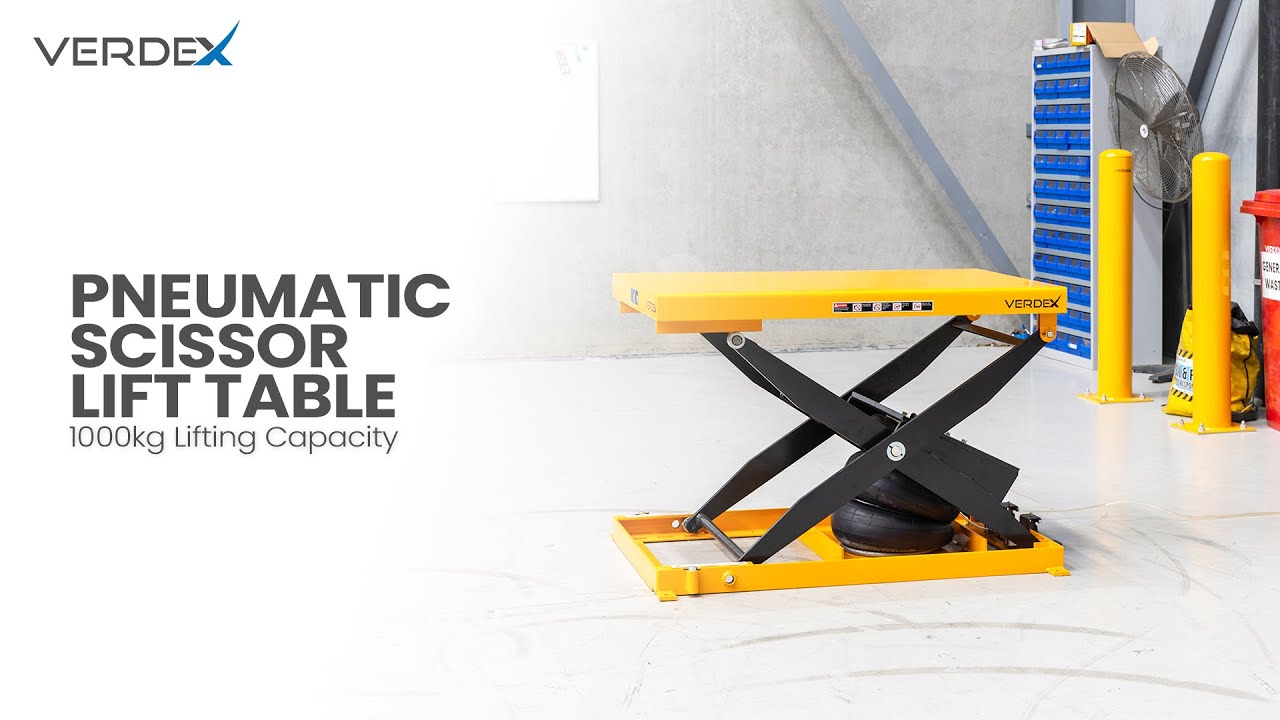 Pneumatic Scissor Lift Table by Verdex