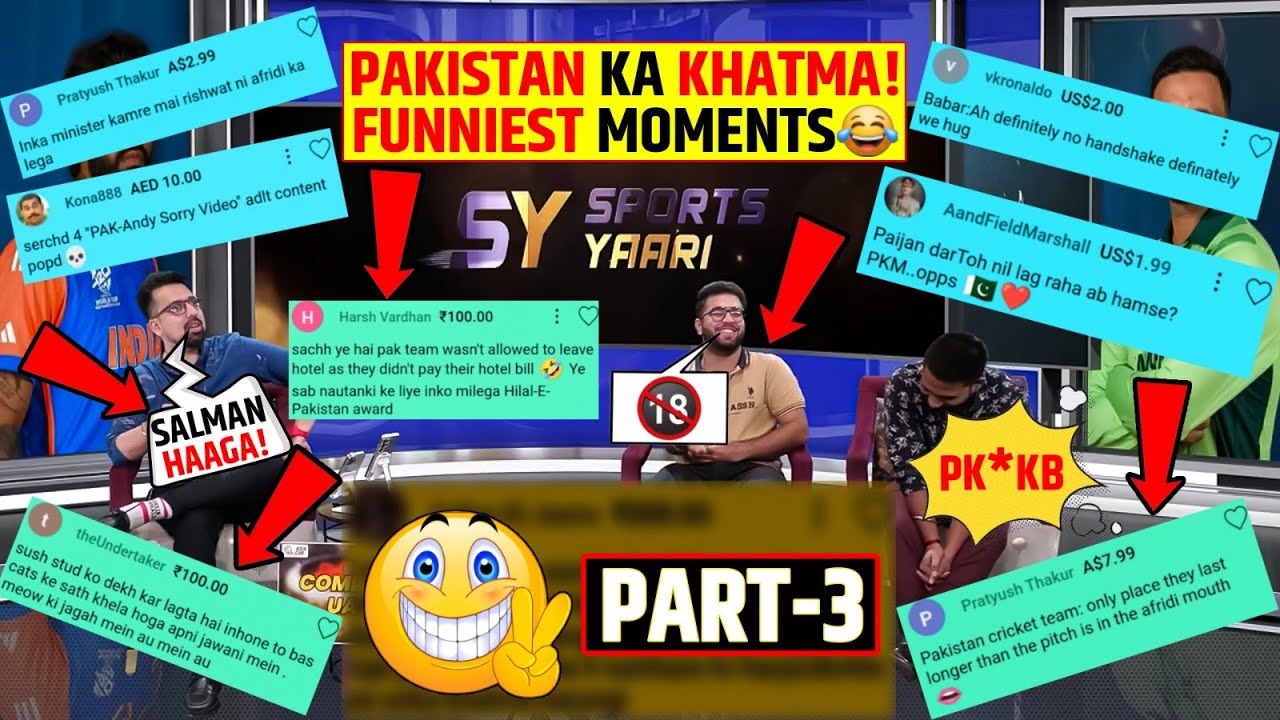 PAKISTAN KA KHAATMA, FUNNIEST SUPERCHAT EVER 