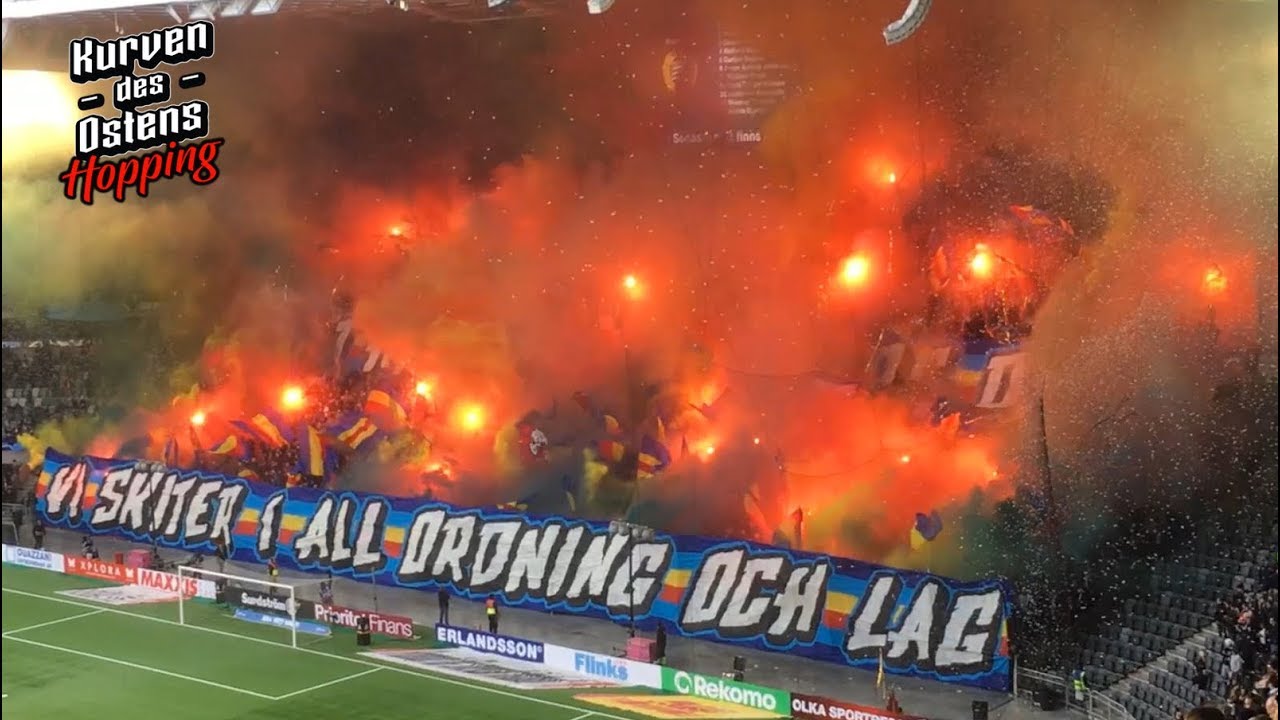 Djurgårdens IF 1:2 Hammarby IF 06.10.2019 | Choreos, Pyroshows & Support