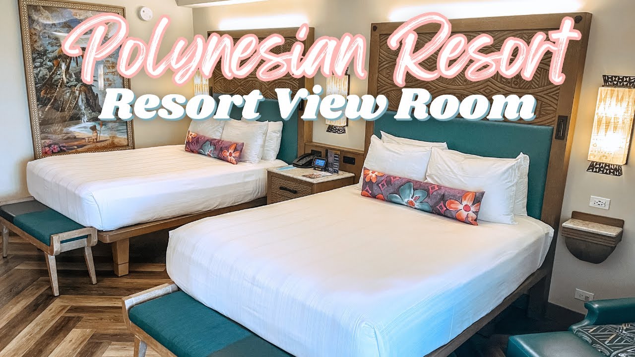 Moana Room at Disney's Polynesian Village Resort 🌺 Resort View Room Tour