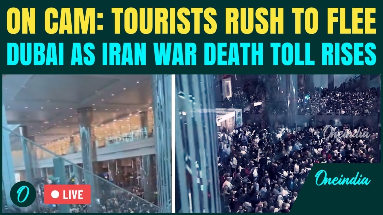 CHAOS At Dubai Airport LIVE: Tourists, Expats FLEE, Rush To Leave After Iran Drone STRIKE