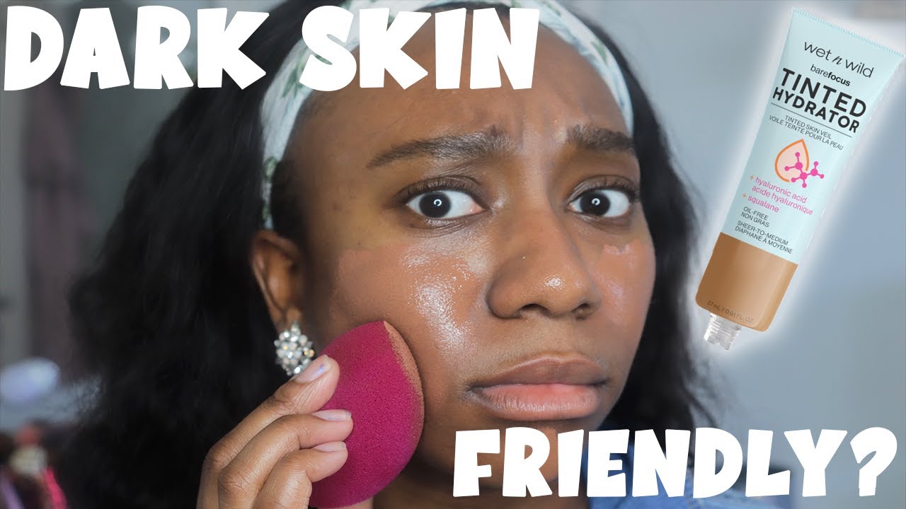 NEW WET N WILD SKIN TINT HYDRATOR ON DARK SKIN + WEAR TEST|2021