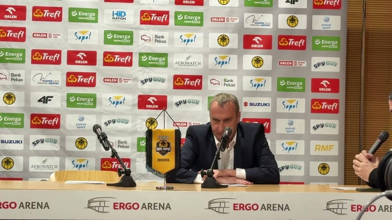 Konferencja prasowa po meczu 15. kolejki PLK 2025/26 Energa Trefl Sopot - Anwil Włocławek 83:74 