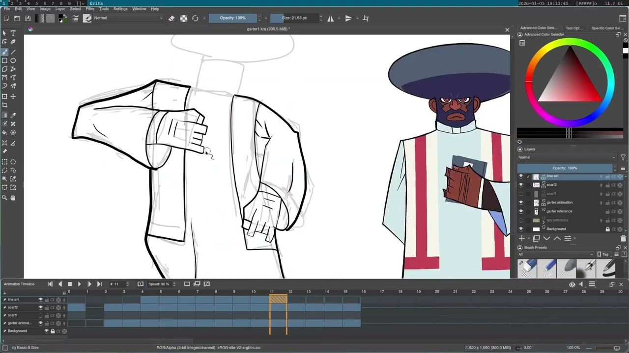 The making of garterbelt