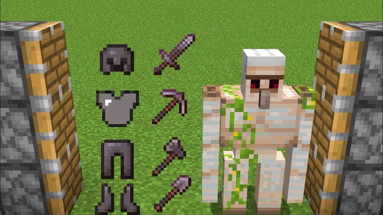 netherite armor + golem = ??? #1016