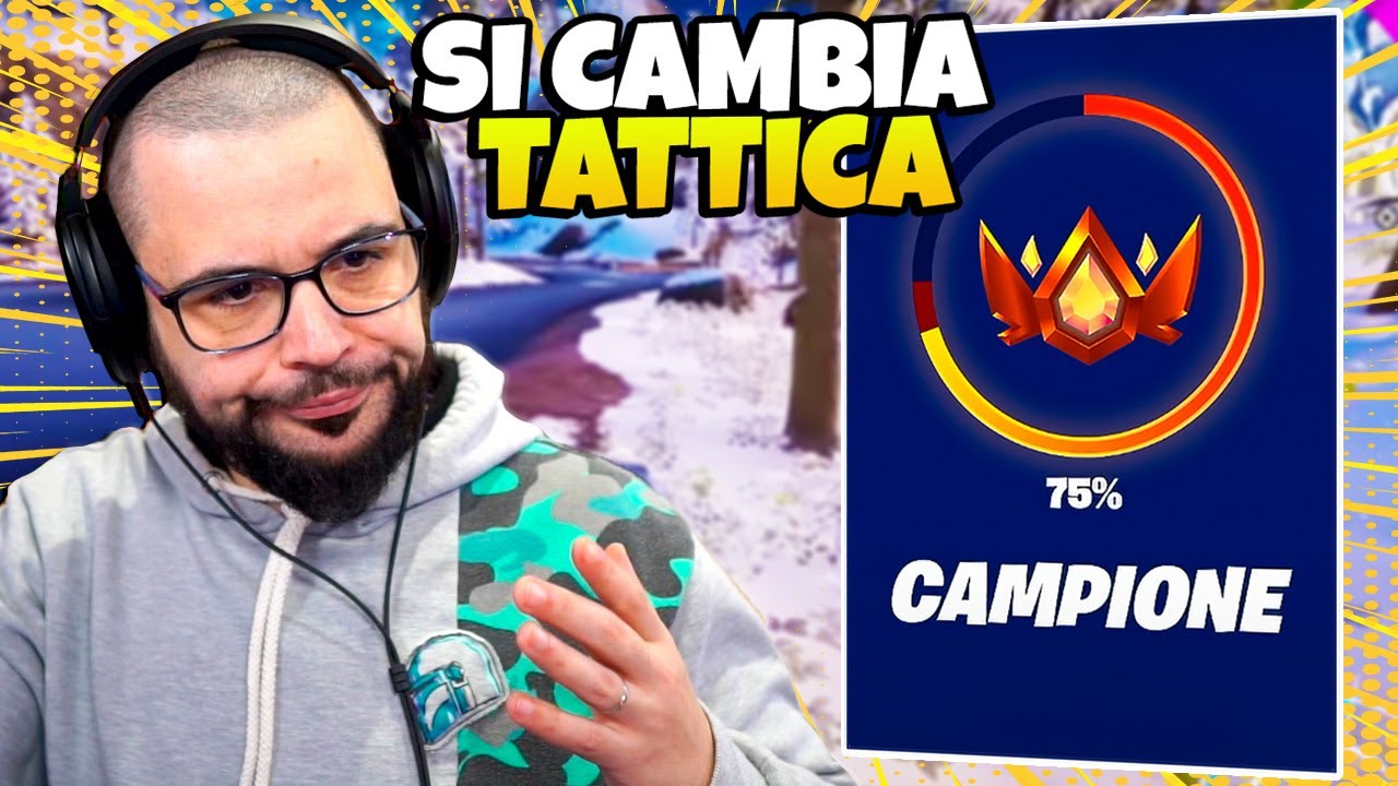 Lega Campione 75% , Devo Cambiare Tattica - FORTNITE