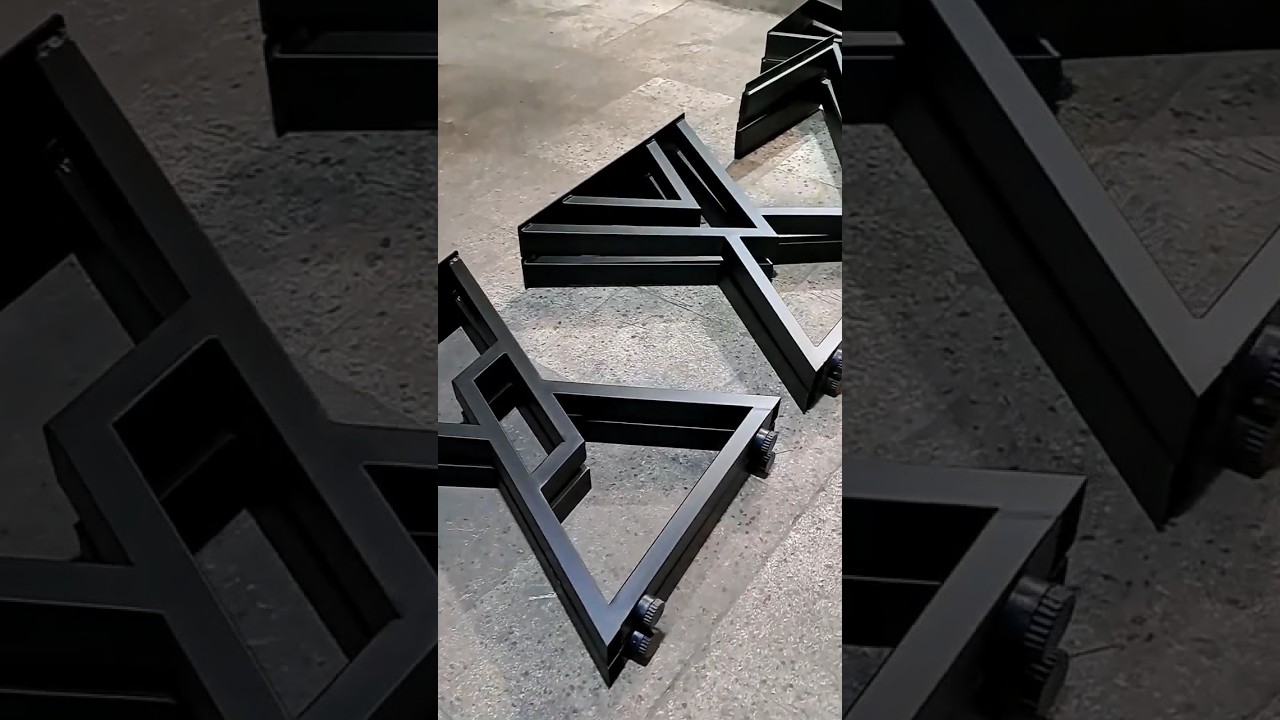 Beautiful Transformation of metal into restaurant table structure by Gigantiques #table #structure