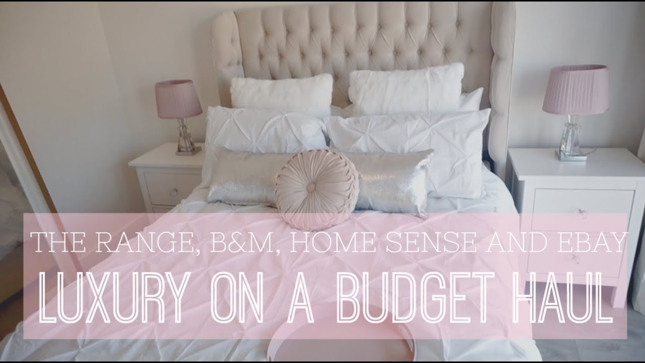 LUXURY INTERIOR GLAM HOMEWARE ON A BUDGET | B&M, THE RANGE, EBAY, HOME SENSE | HOME DECOR