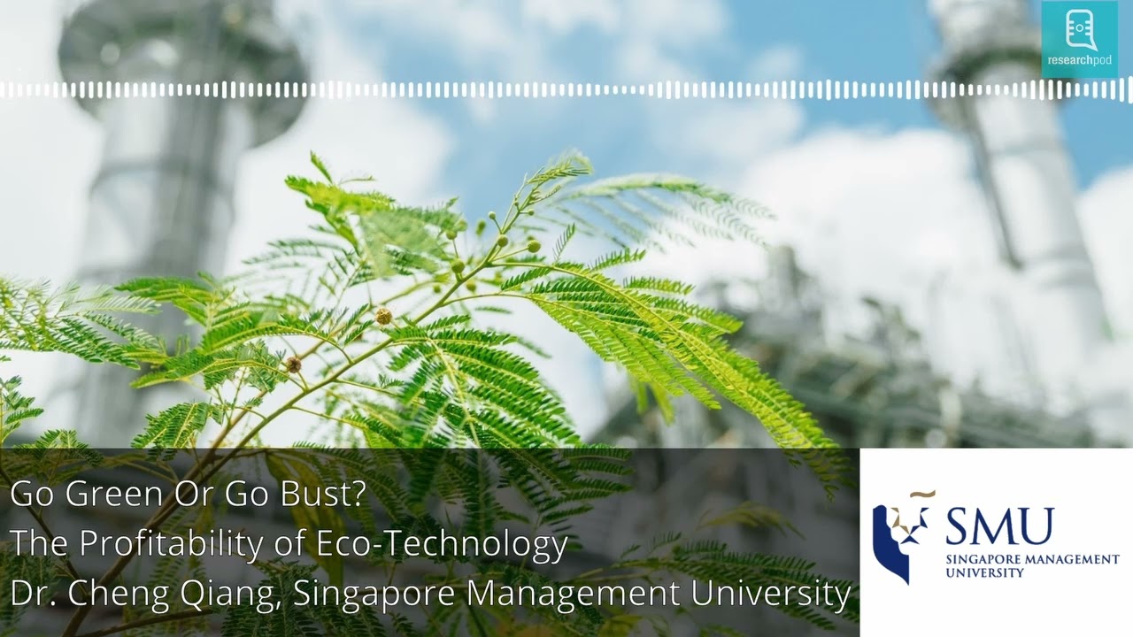 Go Green Or Go Bust? The Profitability of Eco-Technology