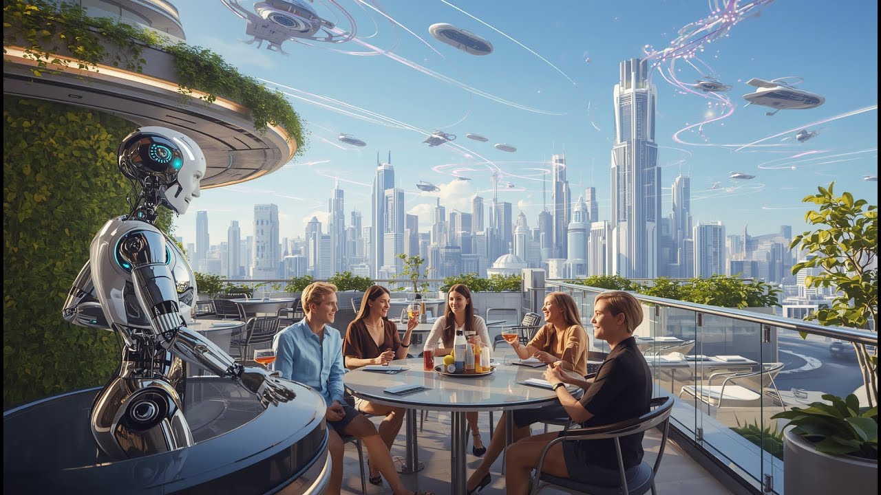 Future City 2225: Green Harmony | Sci-fi AI Short Film (4K)
