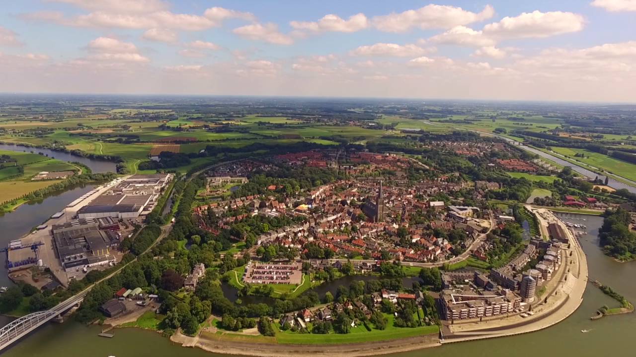 Beelden van boven Doesburg aan de IJssel 2016