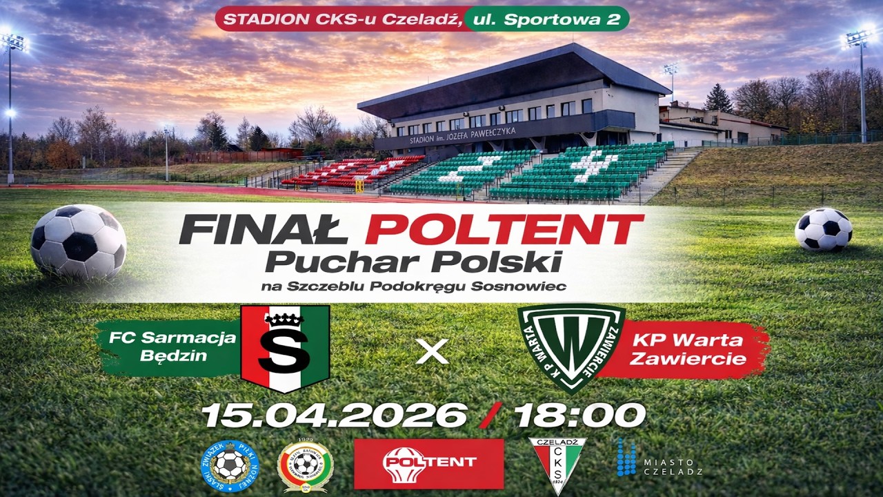 POLTENT Puchar Polski - V Runda (finał): Sarmacja Będzin 0:0 (0:0) k. 3:4 Warta Zawiercie