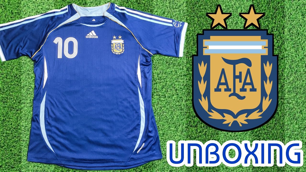 🇦🇷⚽ UNBOXING CAMISETA BARATA FUTBOL - ARGENTINA VISITANTE 2006 - RETRO - BESTZV1.COM ⚽🇦🇷