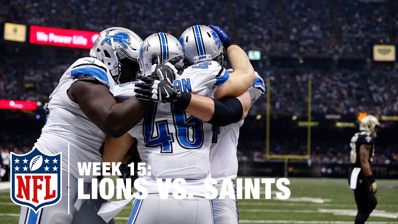 Eric Ebron's 54-yard Catch & Run sets up Burton's 4-yard TD catch | Lions vs. Saints