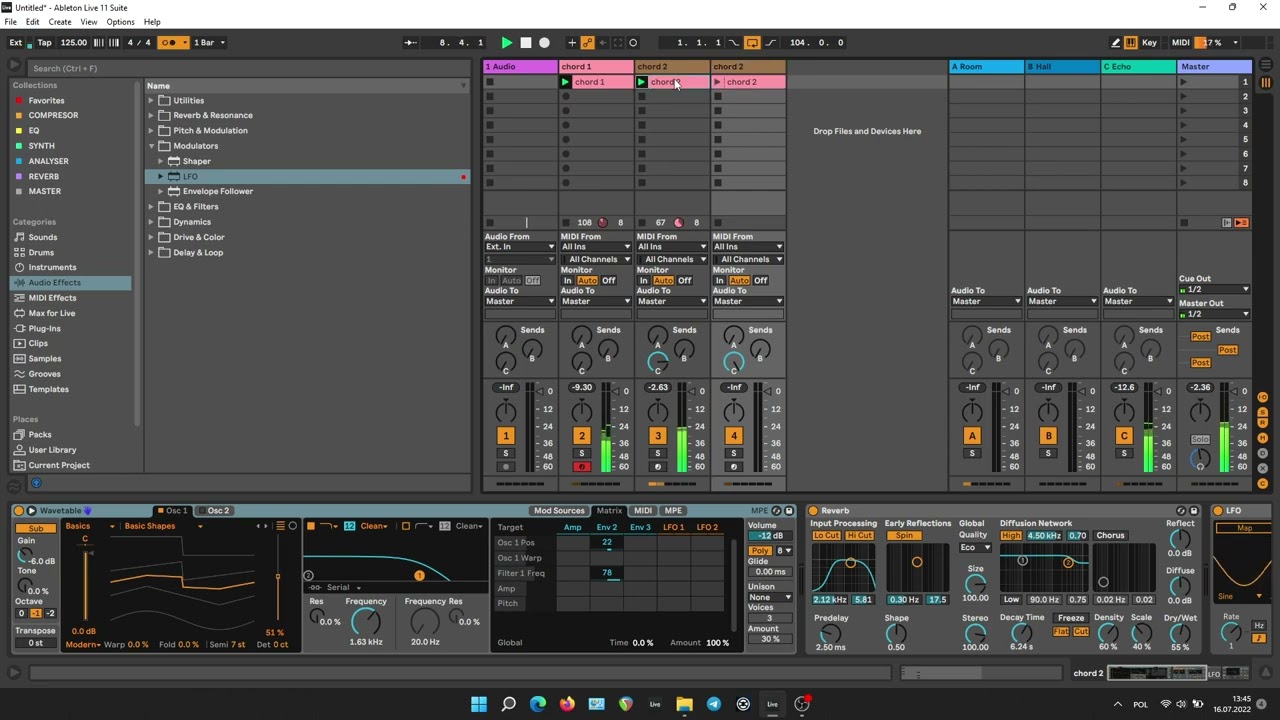 Dub techno//music production in Ableton Live 11