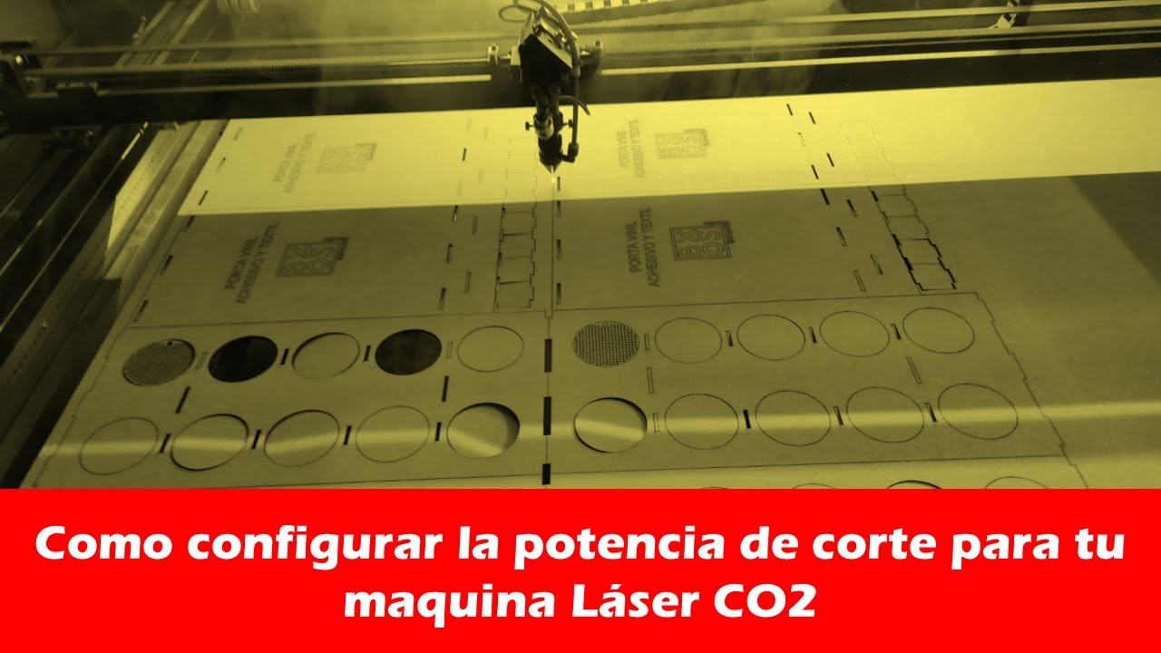 Configuración de potencia para cortadora Láser CO2