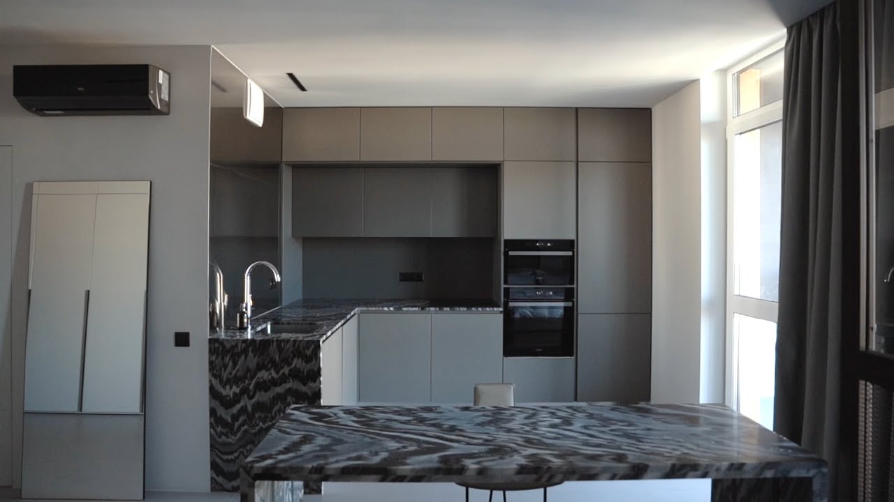 Real estate videography. Small luxury apartment. Property video shooting.