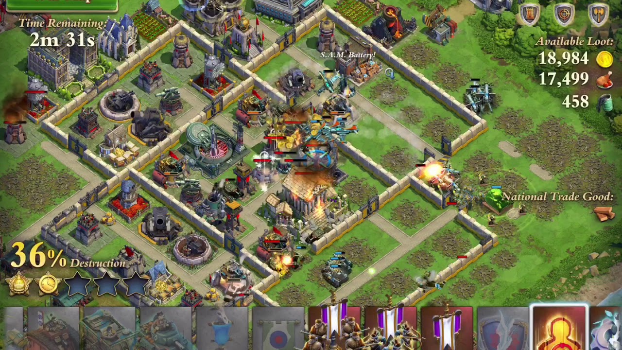 Dominations Donation Nation War 5 Star vs. Lvl 218 | lvl 1 MS, 3 Lvl 7 Coalitions, Stronghold Troops