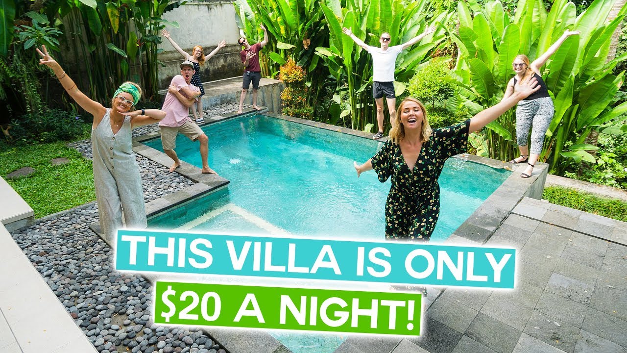 This BALI VILLA is ONLY $20!! | LUXURY ASIA LIVING for Jess Birthday - Canggu & Ubud Vlog