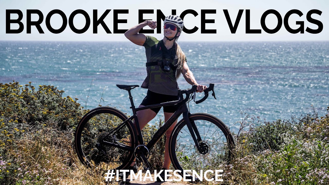 BROOKE ENCE VLOGS | Cycling On A Sea Cliff, Tabata Tuesday, and Strange Stomach Noises