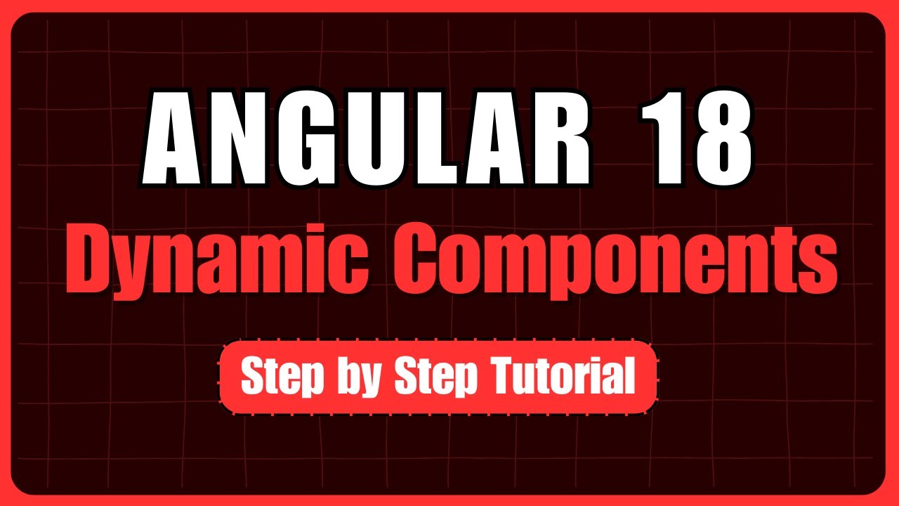 Как создавать динамические компоненты в Angular 18 [Руководство 2024]