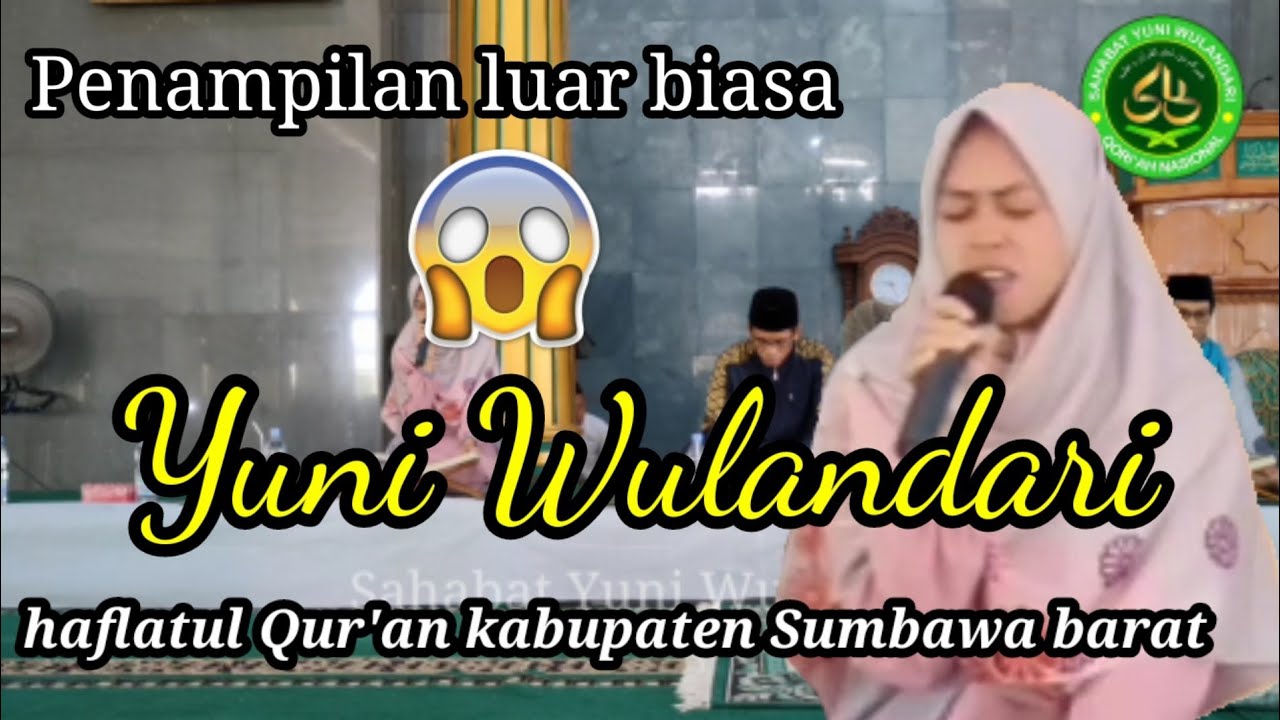 Ustadzah Yuni Wulandari Haflatul Qur'an di kabupaten Sumbawa Barat