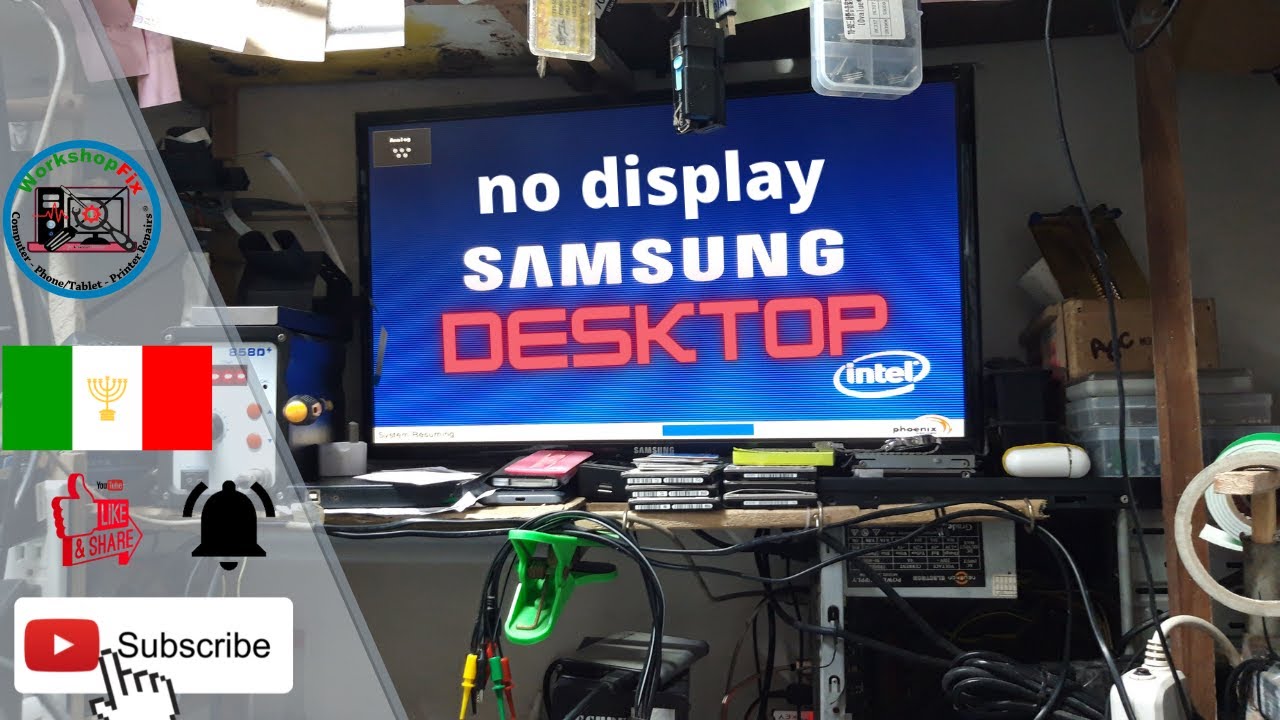 Samsung Desktop - How to repair no Display