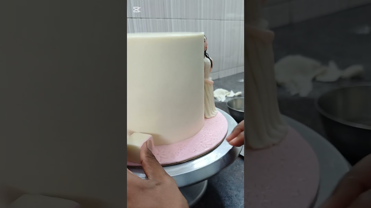 Full Fondant Cake Decoration Tips #cake#fondantcakerecipe #dollcake #viralvideo #creativecakes