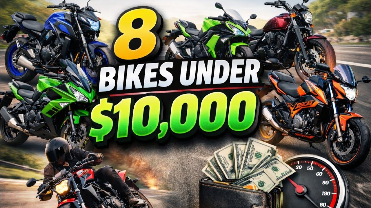 Best Motorcycles Under $10,000 You Can Buy Right Now