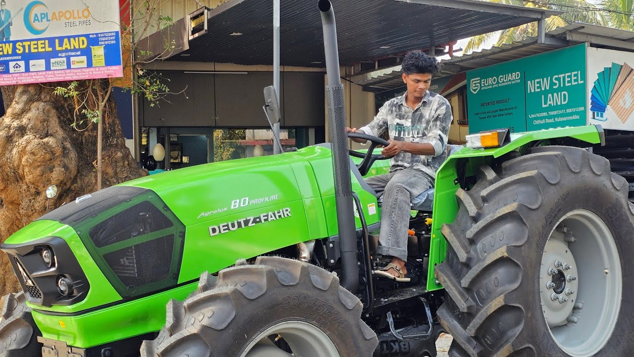 The details review of deutz fahr agrolux 80 profiline.. This is beast🔥 #tractor #tractormanufacturer