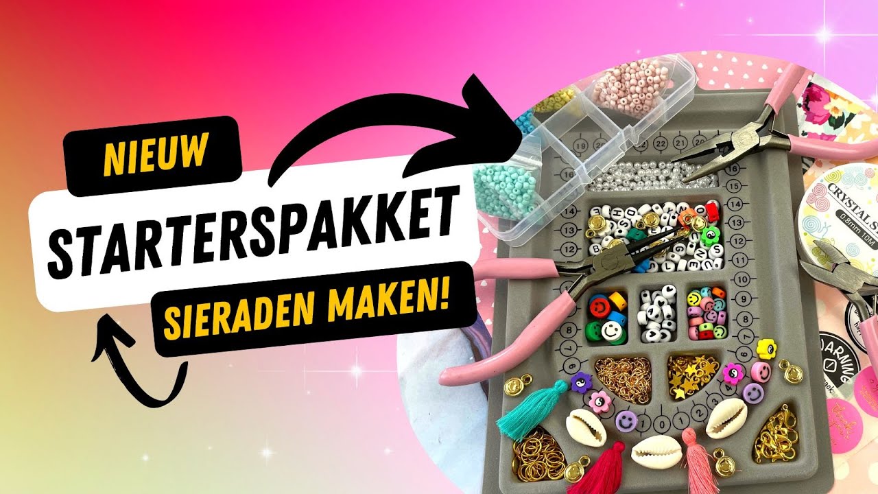 Starterspakket sieraden maken met kralen