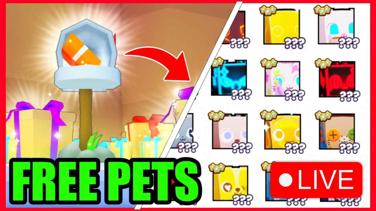 🔴 PET SIMULATOR 99 GIVEAWAYS LIVE! 🔴 1 MILLION DIAMONDS GIVEAWAY!!