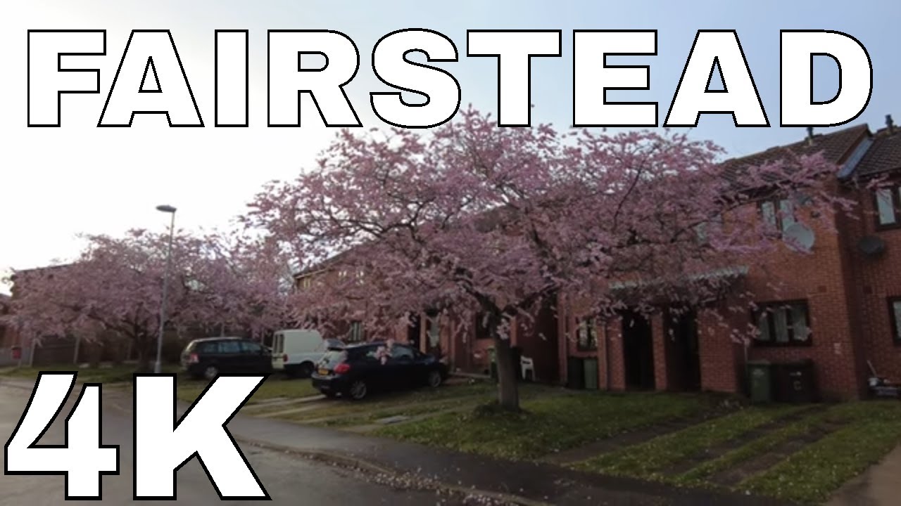 Walking Tour 4K - Fairstead Estate , King's Lynn 🇬🇧 - Binaural Experience