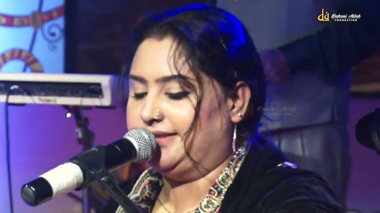Damadam Mast Qalandar Chap Tilak Kali Kali ZUlfon Ke by Nooran SIsters at Dakani Adab 2022