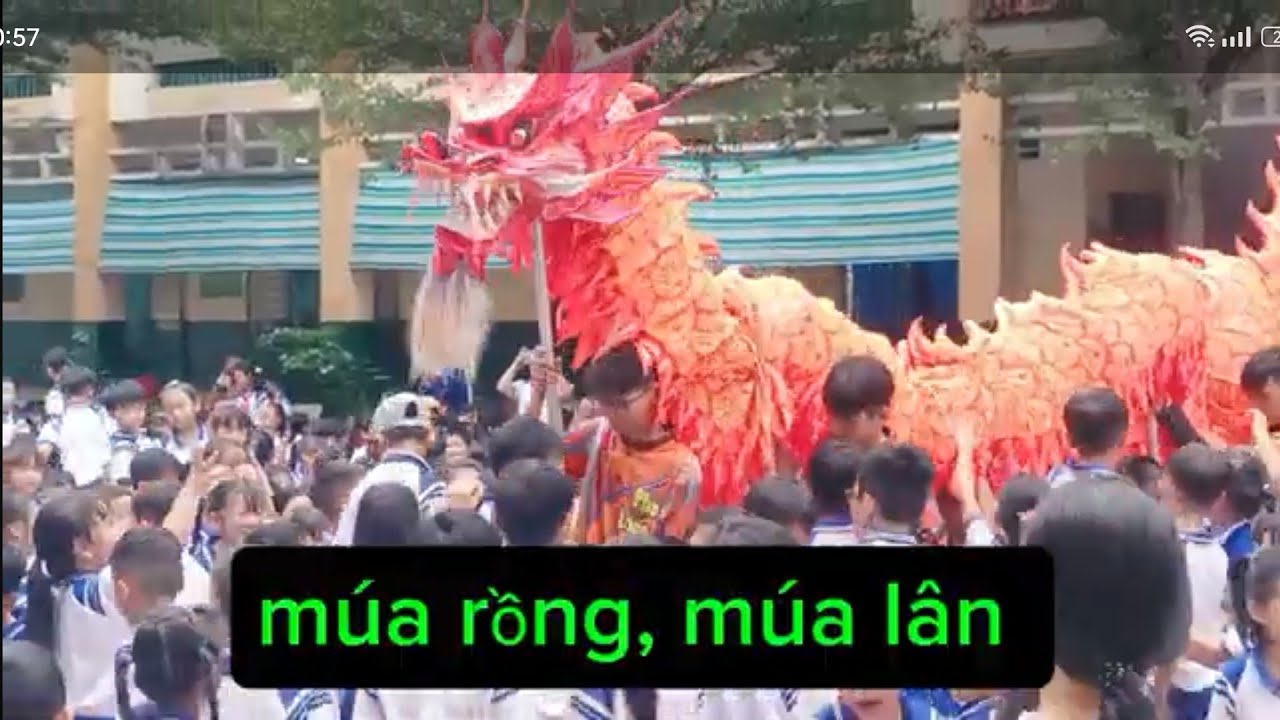 Rồng lân nhảy múa đặc sắc👍