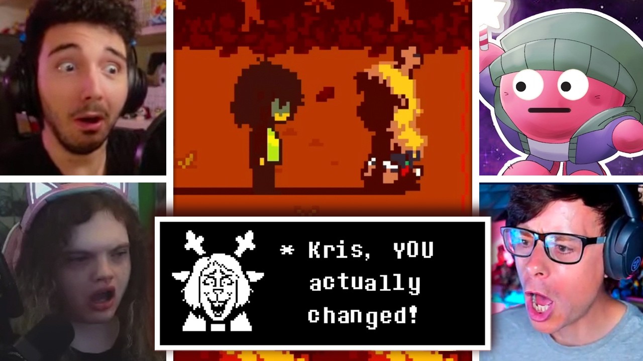 Фанаты Deltarune реагируют на ТОТ самый момент из Странного пути
