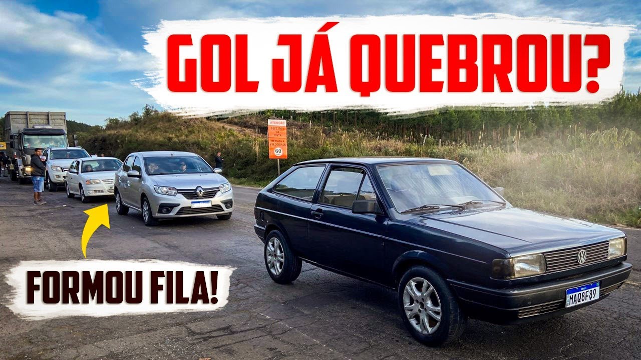 TENTANDO VIAJAR 400KM NO NOSSO GOL QUADRADO