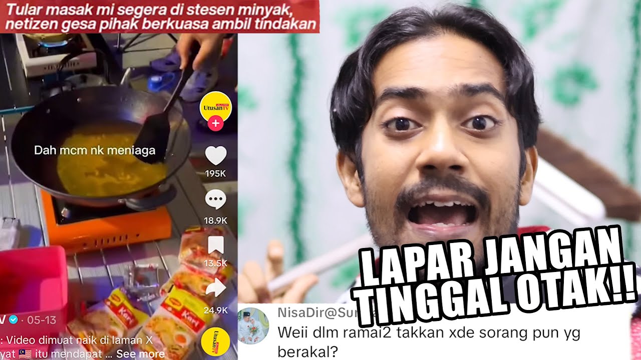 VIRAL! Masak Maggi Dekat Stesen Minyak??! TBMReact