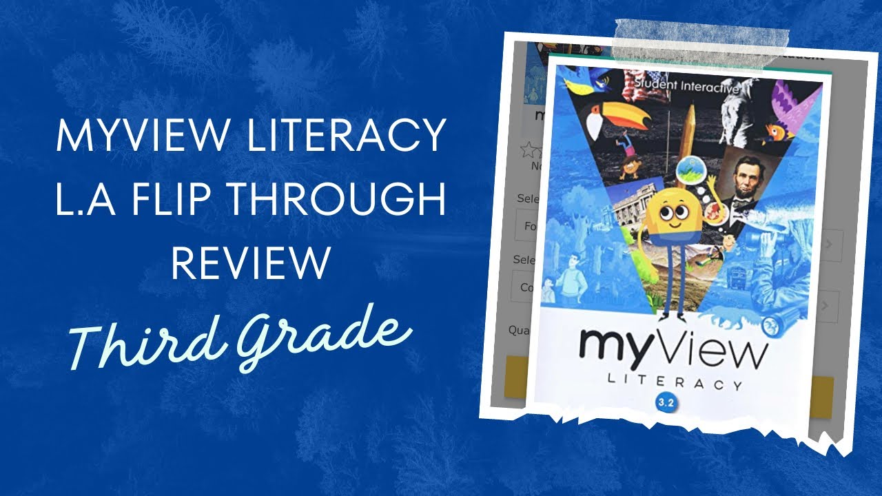 MYVIEW LITERACY LANGUAGE ARTS THIRD GRADE CURRICULM