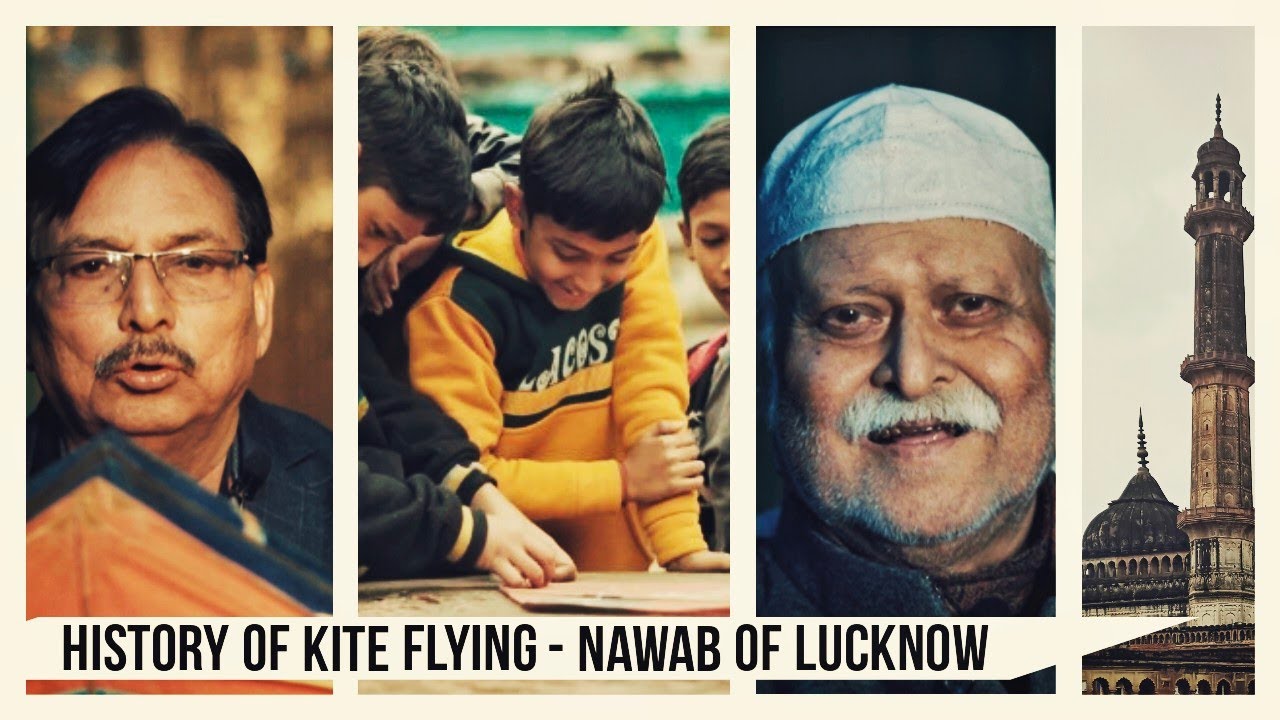 History of Kites with Nawab Jafar Mir Abdullah 🔥  Lucknow Travel Vlog🔥15th August Kite flying 2022🇮🇳