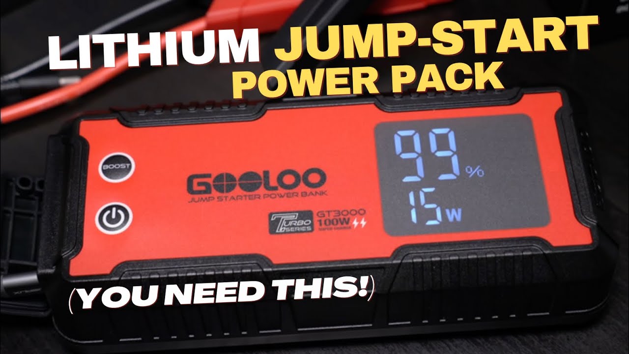Best Jump Starter Battery Pack? GO Gooloo GT3000