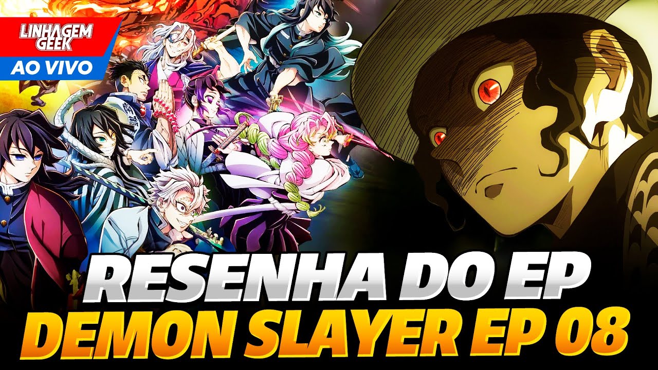 REACT ESPECIAL CONCLUSÃO DEMON SLAYER | EP 08
